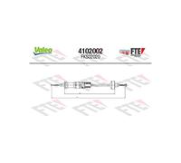 Valeo 4102002 - Cavo per frizione