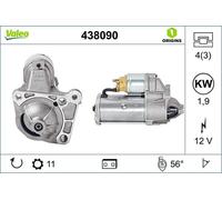 Valeo Motorino di avviamento VALEO ORIGINS NEW 438090 12 V 1,9 kW 11 denti senso orario