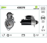 VALEO 438370 Motorino avviamento 2 kW 12V per VW Golf IV Hatchback (1J1)
