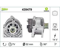 Valeo Alternatore 439479 - 110A 14V 7 alette 50mm rotazione oraria per Renault Laguna II