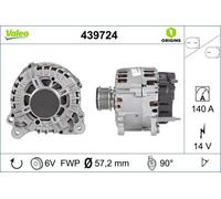Alternatore trifase VALEO ORIGINS NEW VALEO 439724