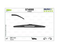Spazzola tergicristallo VALEO Silencio 574088, 260mm, Posteriore, 1 Pezzo