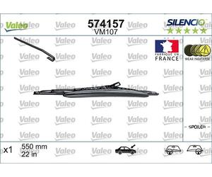 VALEO 574157 Spazzola tergi per BMW,CHRYSLER,CITROËN,DAEWOO,FIAT,FORD,FORD AUSTR