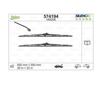 Valeo 574194 Spazzola Anteriore Per Mercedes-Benz 638/2 W639 W638