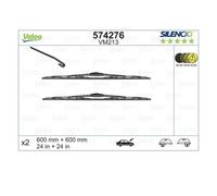 Valeo 574276 Spazzola Anteriore Per Opel Meriva X03 Zafira A T98