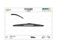 Tergicristallo per parabrezza VALEO 574280, Silencio VR35 Lunghezza 180mm, indietro, 1 pezzo