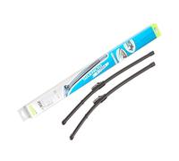 VALEO Silencio Tergicristalli VF302 Kit di Spazzole tergicristallo originali Flat Blade ad Alte Prestazioni, Maggior Visibilità su Strada 550mm/550mm Anteriore Confezione da 2 574303