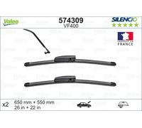 Spazzola tergicristallo VALEO Silencio Xtrm VF400, 650/550mm, Anteriore, 2 Pezzo