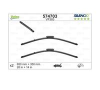 Valeo 574703 Spazzola Anteriore Per Renault Captur I H5 J5 Lada Xray