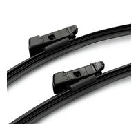 VALEO Silencio Tergicristalli VF818 Kit di Spazzole tergicristallo originali Flat Blade ad Alte Prestazioni, Maggior Visibilità su Strada 650mm/475mm Anteriore Confezione da 2 577818