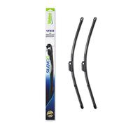 VALEO Silencio Tergicristalli VF833 Kit di Spazzole tergicristallo originali Flat Blade ad Alte Prestazioni, Maggior Visibilità su Strada 600mm/600mm Anteriore Confezione da 2 577833