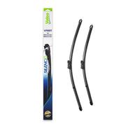VALEO Silencio Tergicristalli VF857 Kit di Spazzole tergicristallo originali Flat Blade ad Alte Prestazioni, Maggior Visibilità su Strada 650mm/580mm Anteriore Confezione da 2 577857