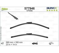 VALEO 577946 - Kit spazzole tergicristallo anteriori 580+350mm