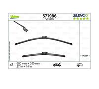 Valeo Tergicristalli Silencio VF986 Flat Blade 680/350 mm Anteriore ad alte prestazioni Kit 2 pz