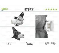 Motore del tergicristallo VALEO 579731