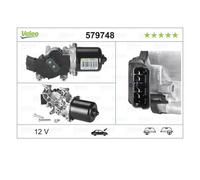 Valeo 579748 Motore Tergicristallo Anteriore Per Nissan Note E11 NE11