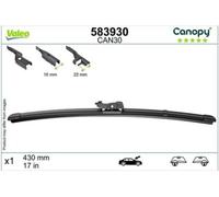 VALEO 583930 - Spazzola tergicristallo anteriore 430mm Canopy