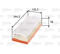 VALEO 585028 Filtro aria per AUDI,SEAT,SKODA,VW