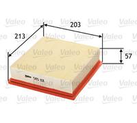 VALEO 585101 Filtro aria per ABARTH,ALFA ROMEO,FIAT,OPEL,VAUXHALL