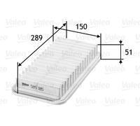 VALEO 585185 Filtro aria per SUBARU,TOYOTA