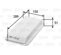 VALEO 585185 Filtro aria per TOYOTA COROLLA Verso (ZER, ZZE12, R1)