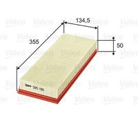 VALEO 585190 Filtro aria per CHRYSLER,MERCEDES-BENZ,PUCH