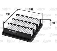 VALEO 585200 Filtro aria per HYUNDAI,KIA