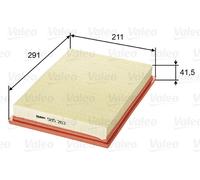 VALEO 585263 Filtro aria per JEEP