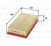 VALEO 585280 Filtro aria per FIAT