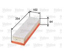 VALEO 585311 Filtro aria adatto per PEUGEOT 206 Schrägheck (2A/C) 307 (3A/C)
