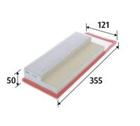 VALEO 585407 Filtro aria per ALFA ROMEO,CHRYSLER,CITROËN,FIAT,FORD,LANCIA,OPEL,P