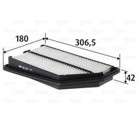 VALEO 585446 Filtro aria per HONDA