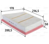 VALEO 585451 Filtro aria per LAND ROVER