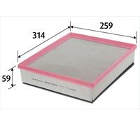 VALEO 585550 Filtro aria per VW