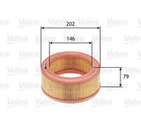 VALEO 585642 Filtro aria per RENAULT