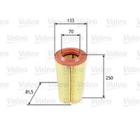 Valeo Filtro Aria Aspirazione per Mercedes-Benz Classe C / CLC / CLK / E / SLK