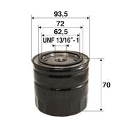 VALEO 586074 Filtro olio per AUSTIN,HONDA,LAND ROVER,MG,ROVER