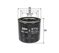 VALEO 586143 Filtro olio per HYUNDAI,KIA