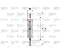 Filtro carburante Filtro per condotti/circuiti 587015 VALEO per BMW ALPINA