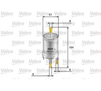 VALEO 587030 Filtro carburante per AUDI,SEAT,SKODA,VW