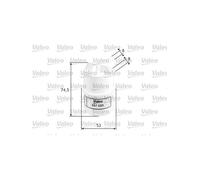 Valeo 587050 - Filtro Carburante