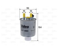 VALEO 587093 Filtro carburante per RENAULT