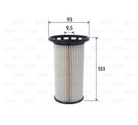 Filtro Carburante Valeo 587095 per Audi Seat Skoda VW Cupra