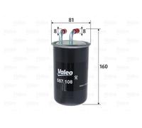 VALEO 587108 Filtro carburante per MITSUBISHI