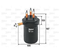 VALEO 587531 Filtro carburante per RENAULT