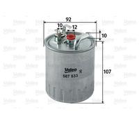 Valeo 587533 Filtro Gasolio