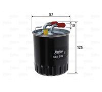 VALEO 587552 Filtro carburante