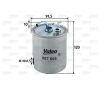 Valeo 587565 Filtro Gasolio