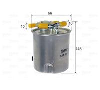 Valeo 587579 Filtro Gasolio