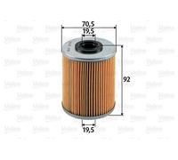 Valeo Filtro carburante 587902 - elevata filtrazione, durevole, applicazione facile e precisa